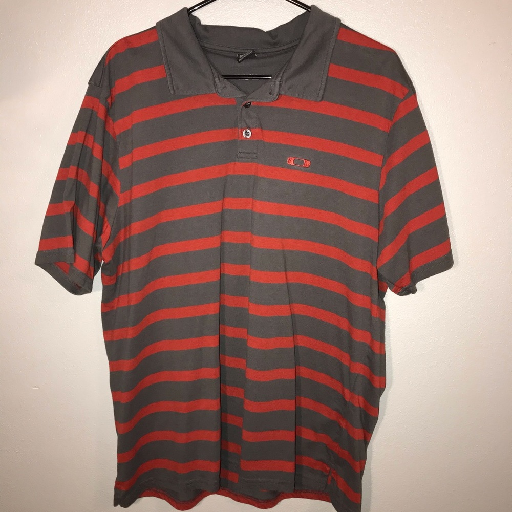 Striped Oakley Collared Shirt